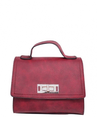 Mini Top Handle Crossbody Bag BA350051 BURGUNDY